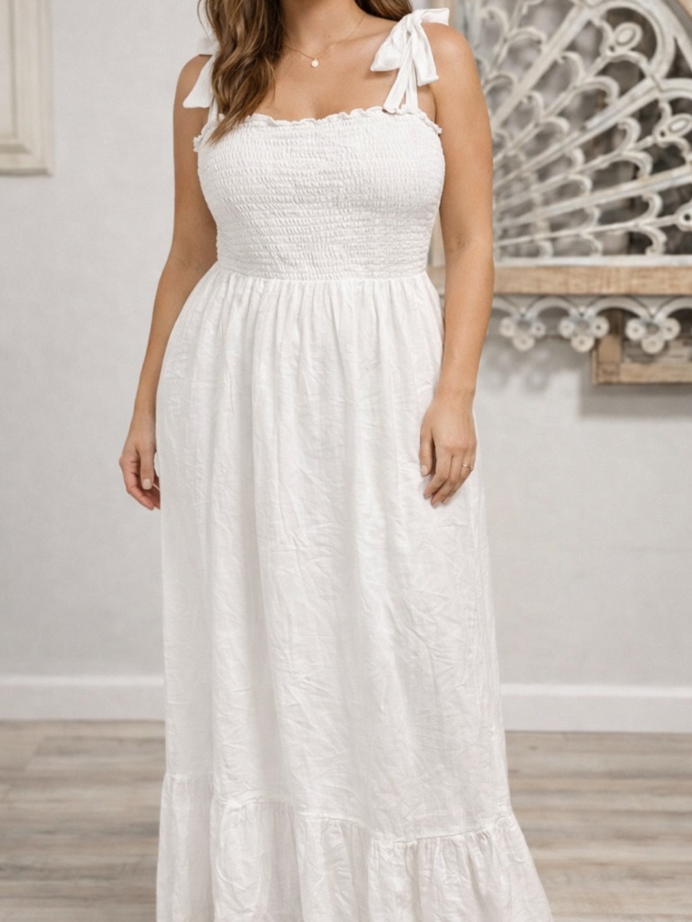 White Maxi Sundress